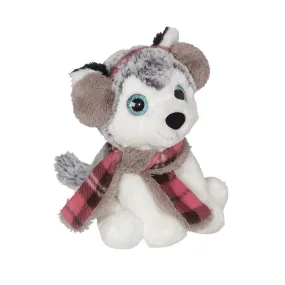 Duffy Husky with Pink Ear Muff 8"