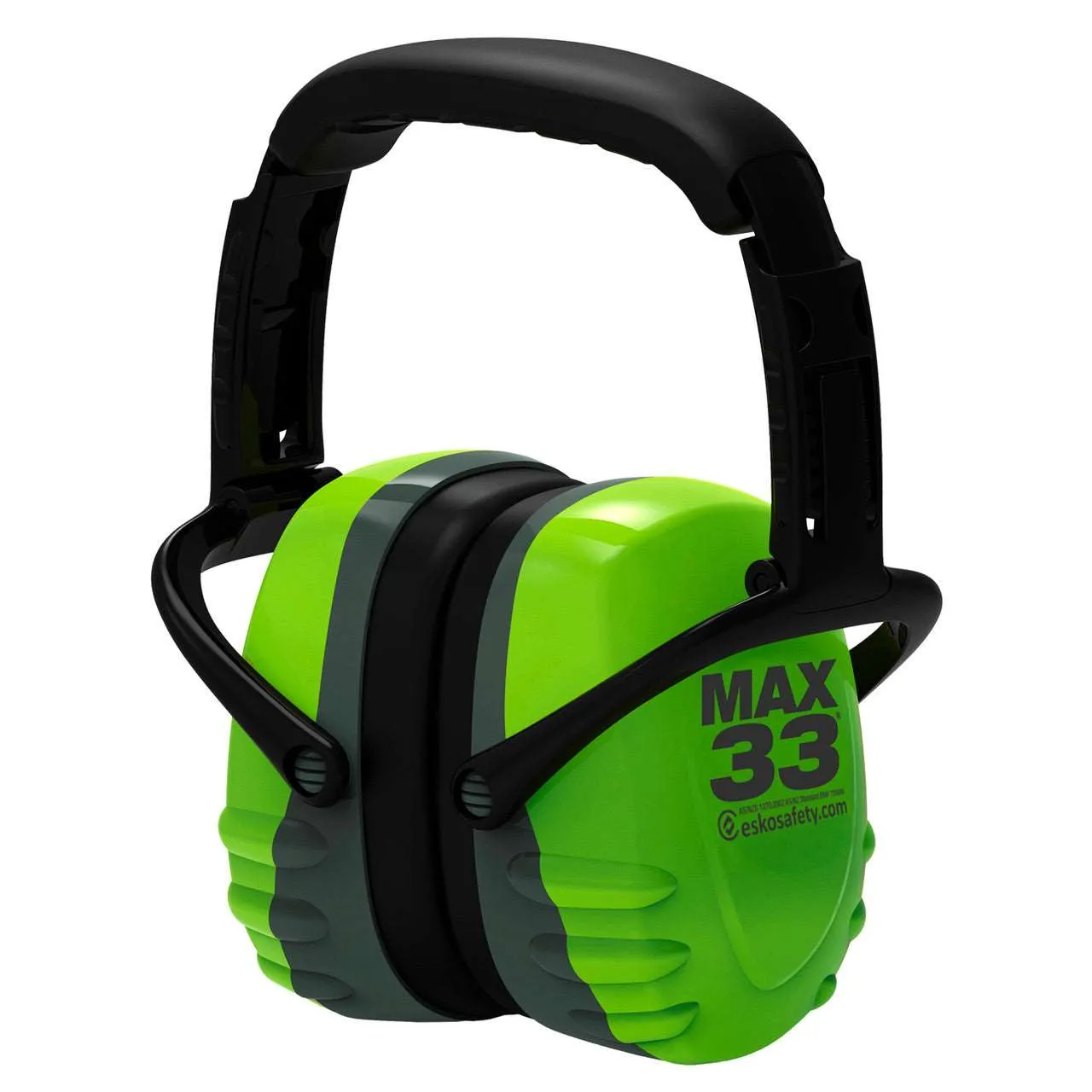 E-Max 33 Folding Premium Grade Ear Muffs, 33dB, Class 5