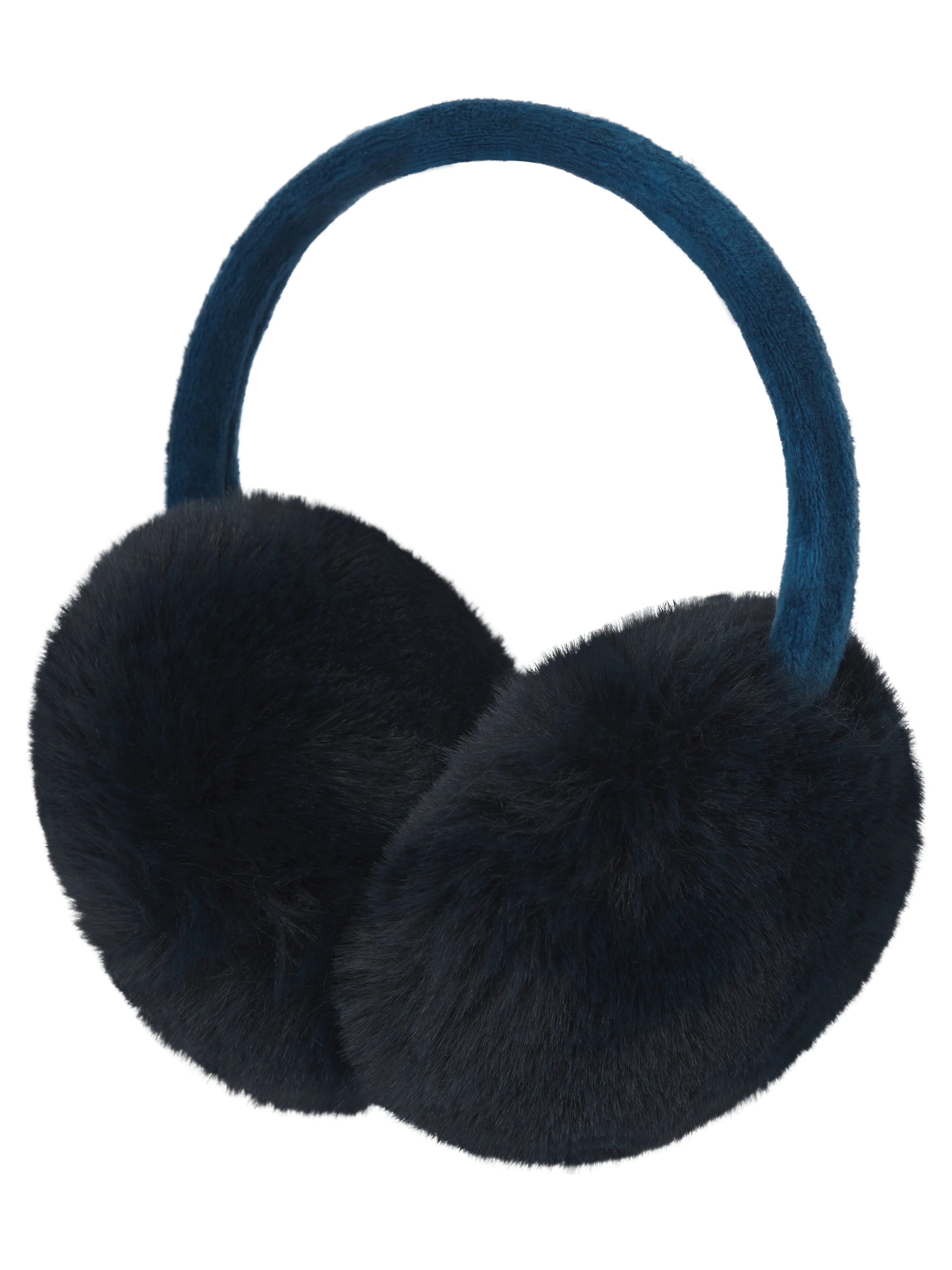 EDIE FAUX FUR EARMUFF AW24 IN PETROL