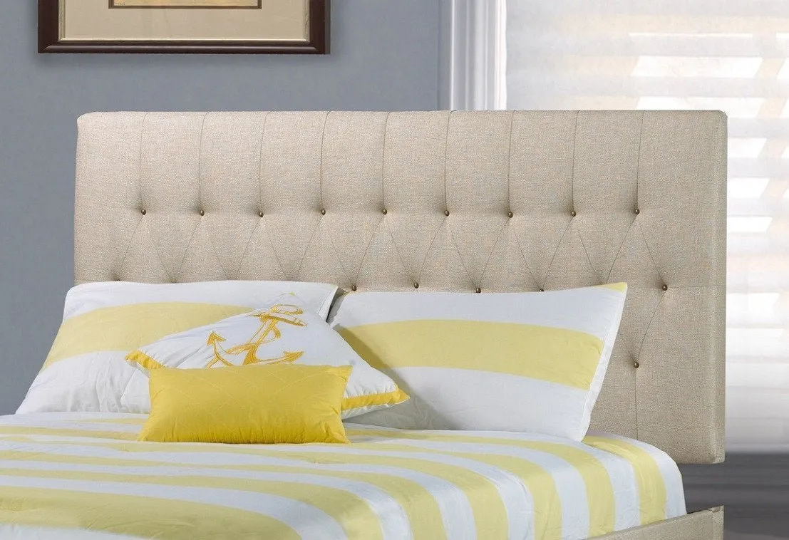 Elegant Headboard with Thick Tufting