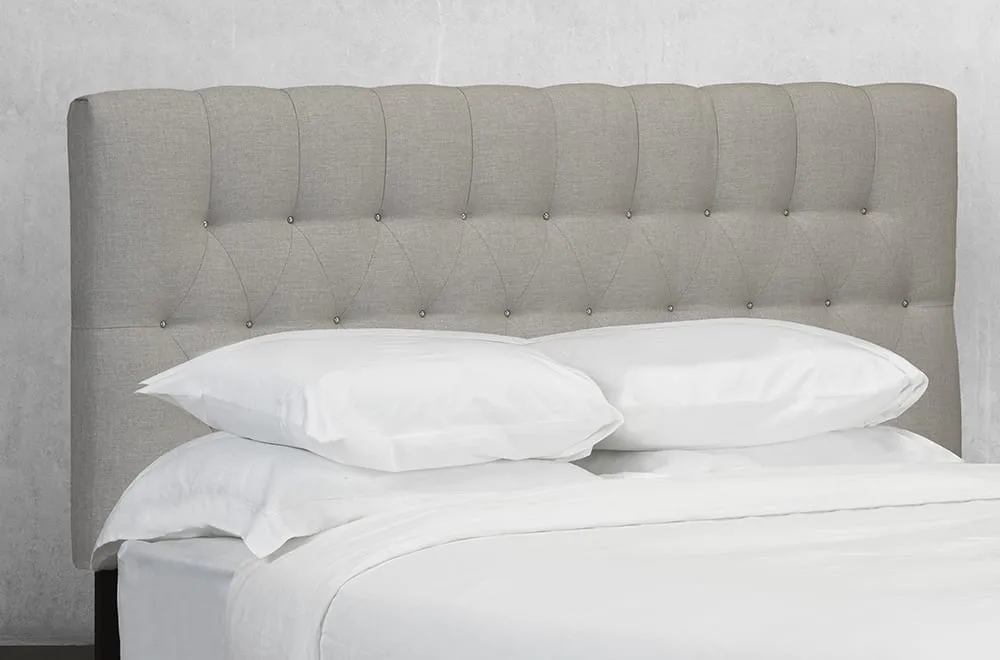 Elegant Headboard with Thick Tufting