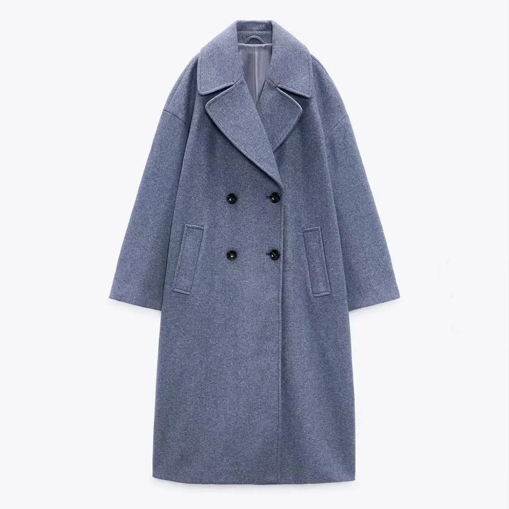 Elegant Thick Warm Windbreaker Coat