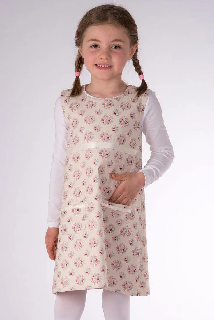 ELENA Baby girls reversible dress sewing pattern ebook pdf