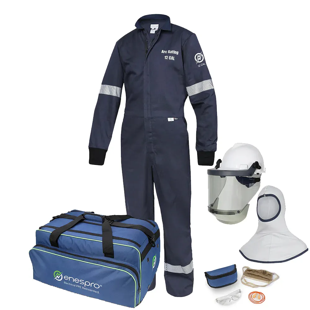 Enespro National Safety Apparel EN12KTWUNB01 12 Cal Ultrasoft Kit-Coverall