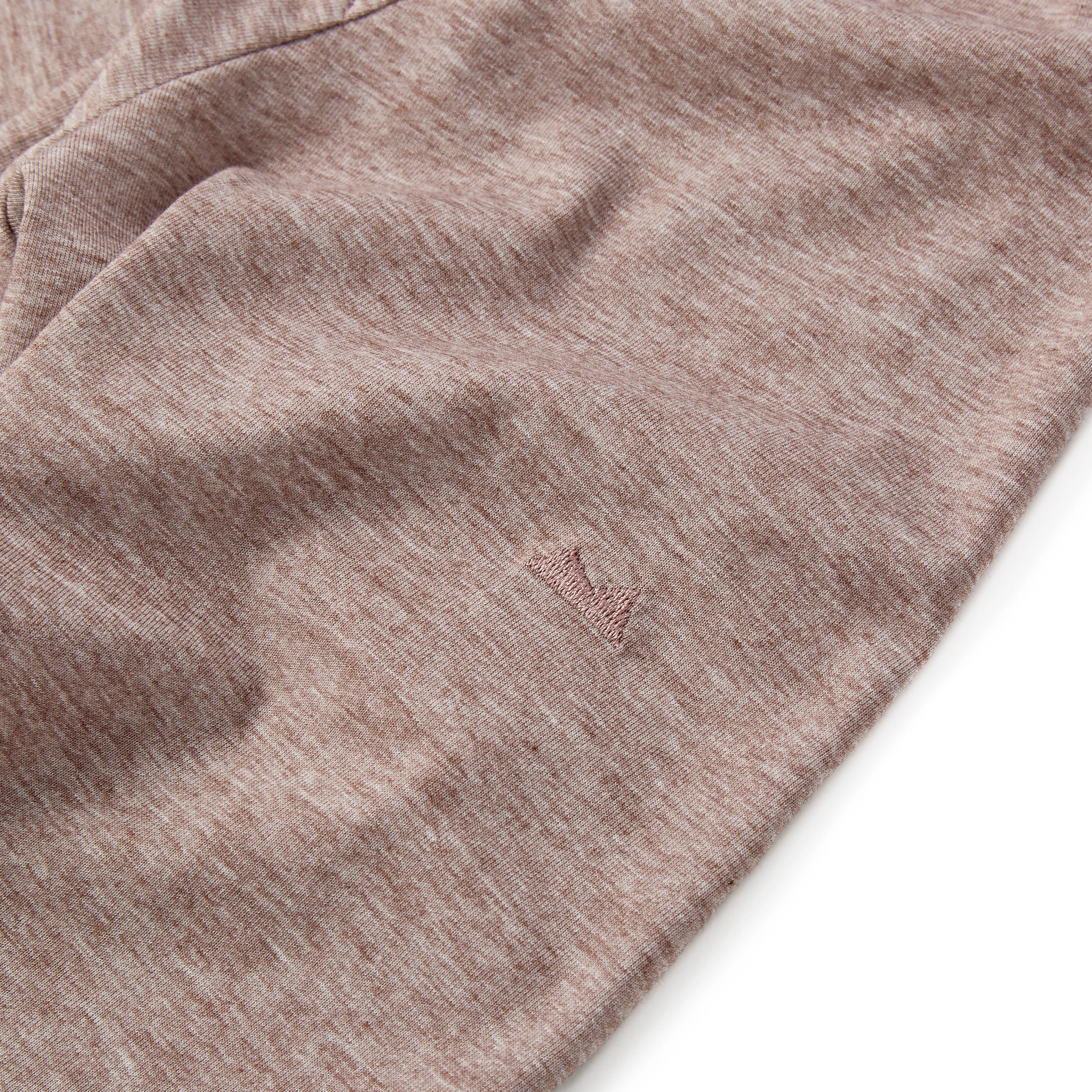 Everyday Henley Long Sleeve in Heather Clay