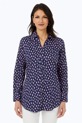 Faith No Iron Ikat Dot Tunic