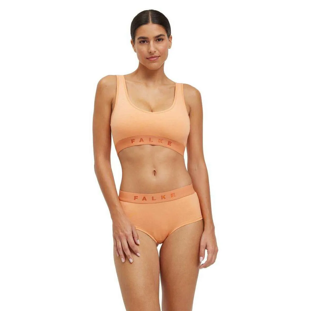 Falke Daily Comfort 2-Pack Bra - Black/Orange