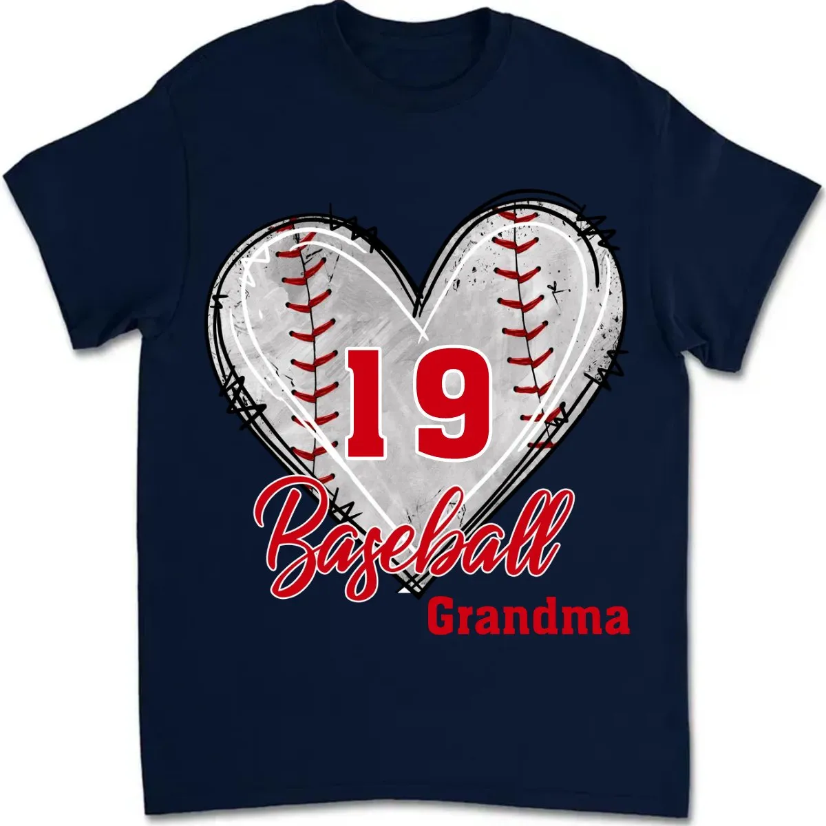 Family - Baseball Mom Grandma Auntie, Love Baseball Sports - Personalized Unisex T-Shirt