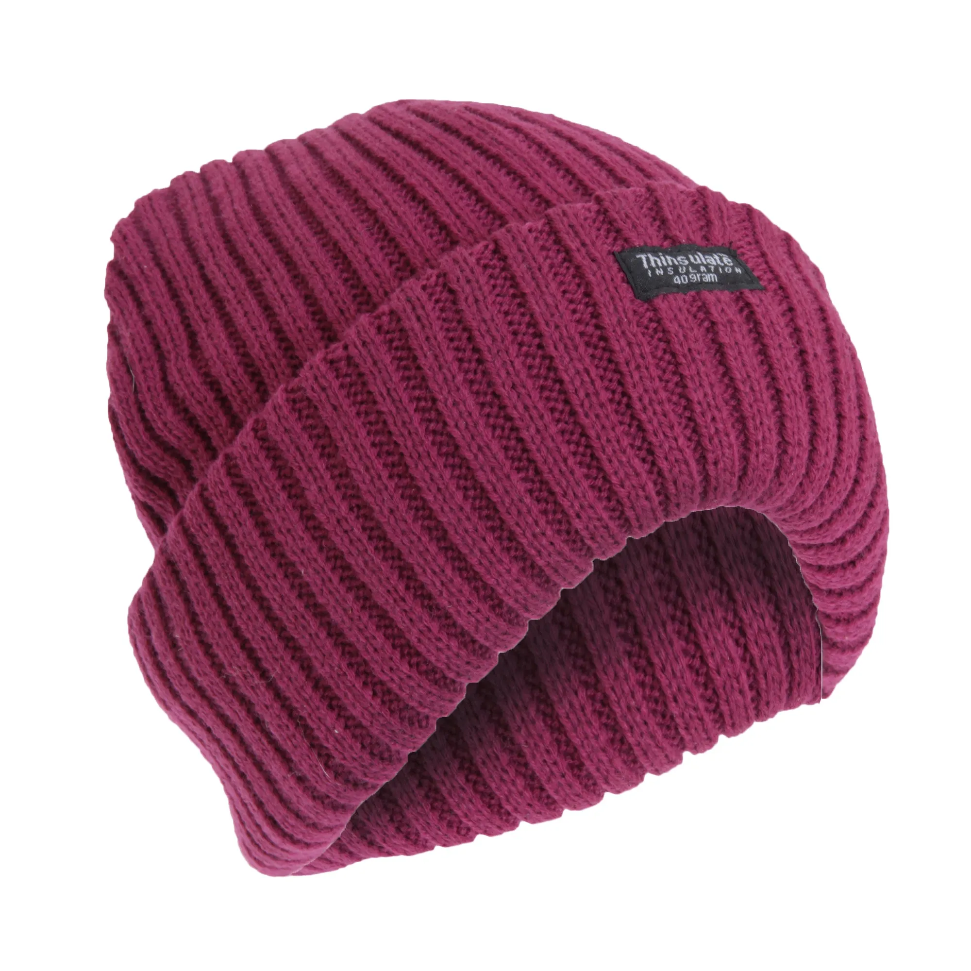 FLOSO Ladies/Womens Chunky Knit Thermal Thinsulate Winter/Ski Hat (3M 40g)