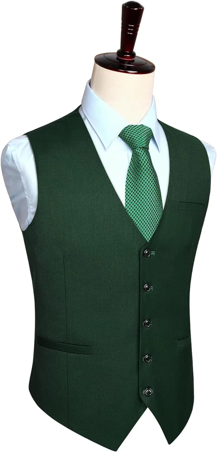 Formal Suit Vest - Z1 - FOREST GREEN