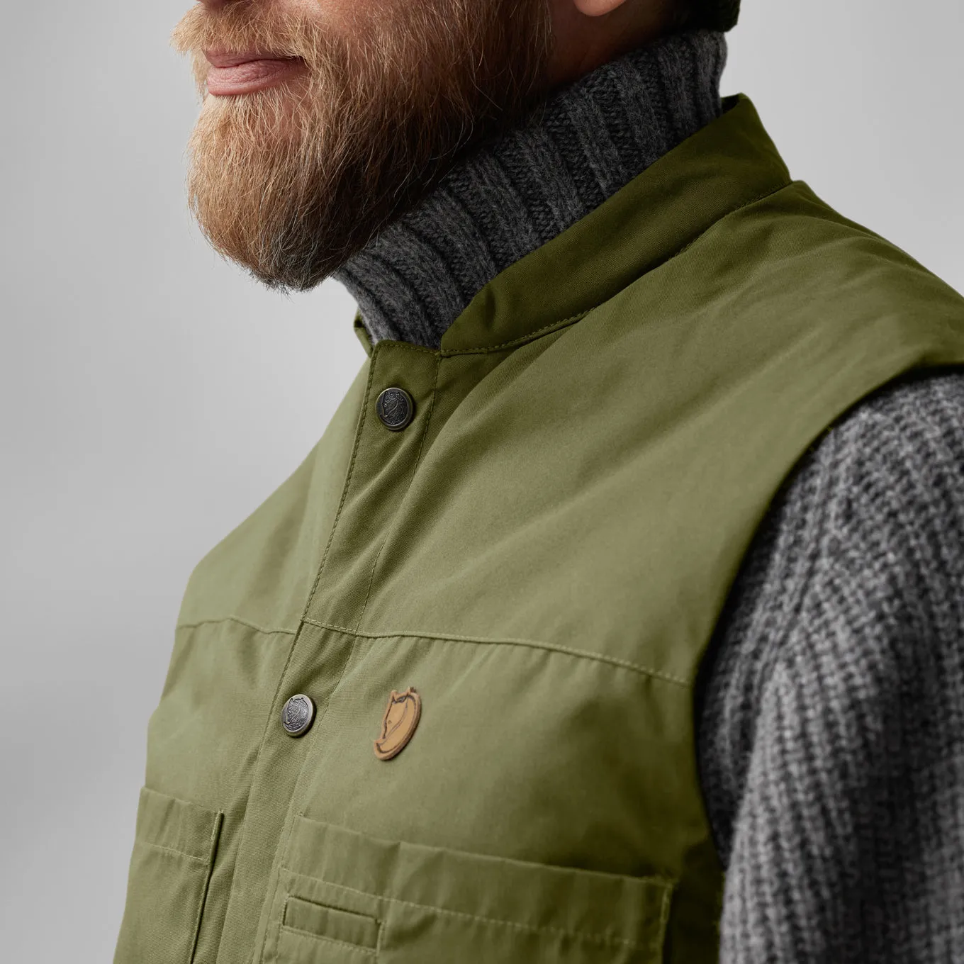 FR Singi Padded Vest Men Laurel Green