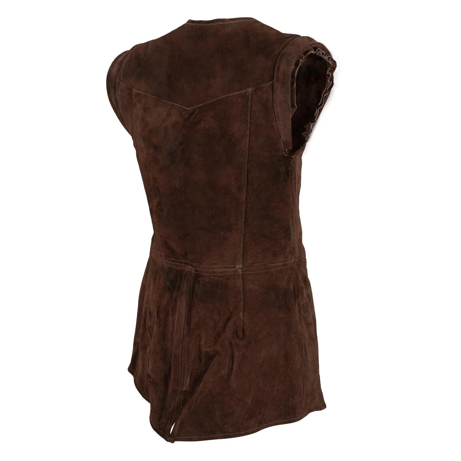 Garen suede vest short