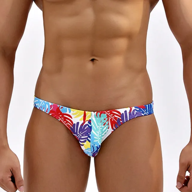 Geometric Printed Super Low Cut Briefs