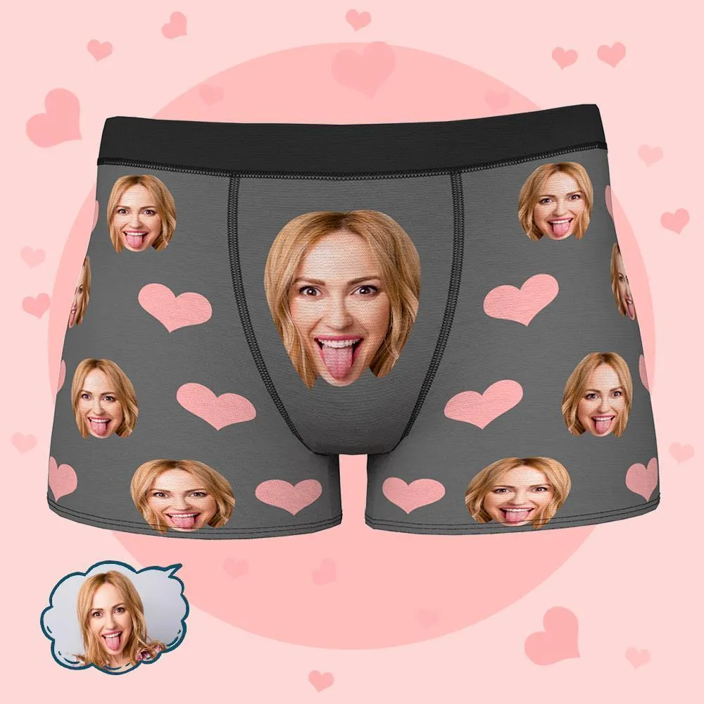 Gifts for Him Custom Boxer Custom Face Boxer Briefs 3D Online Preview