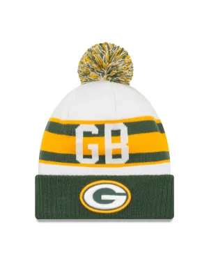 Green Bay Packers Retro Cuff Pom Knit Hat