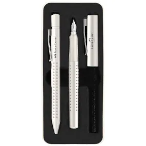 Grip 2010 Harmony Fountain & Ballpoint Pen Gift Set, Coconut Milk - #201527