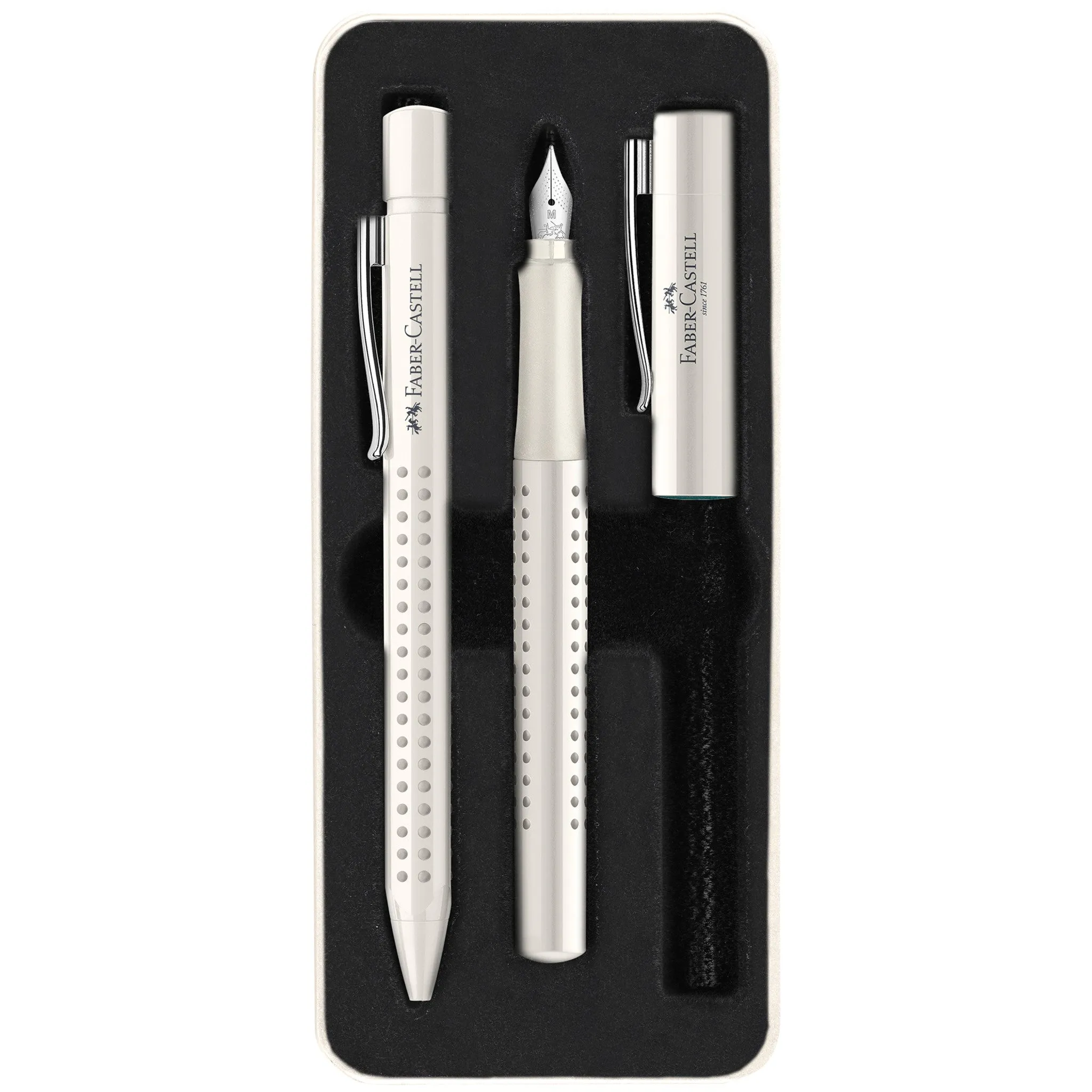 Grip 2010 Harmony Fountain & Ballpoint Pen Gift Set, Coconut Milk - #201527