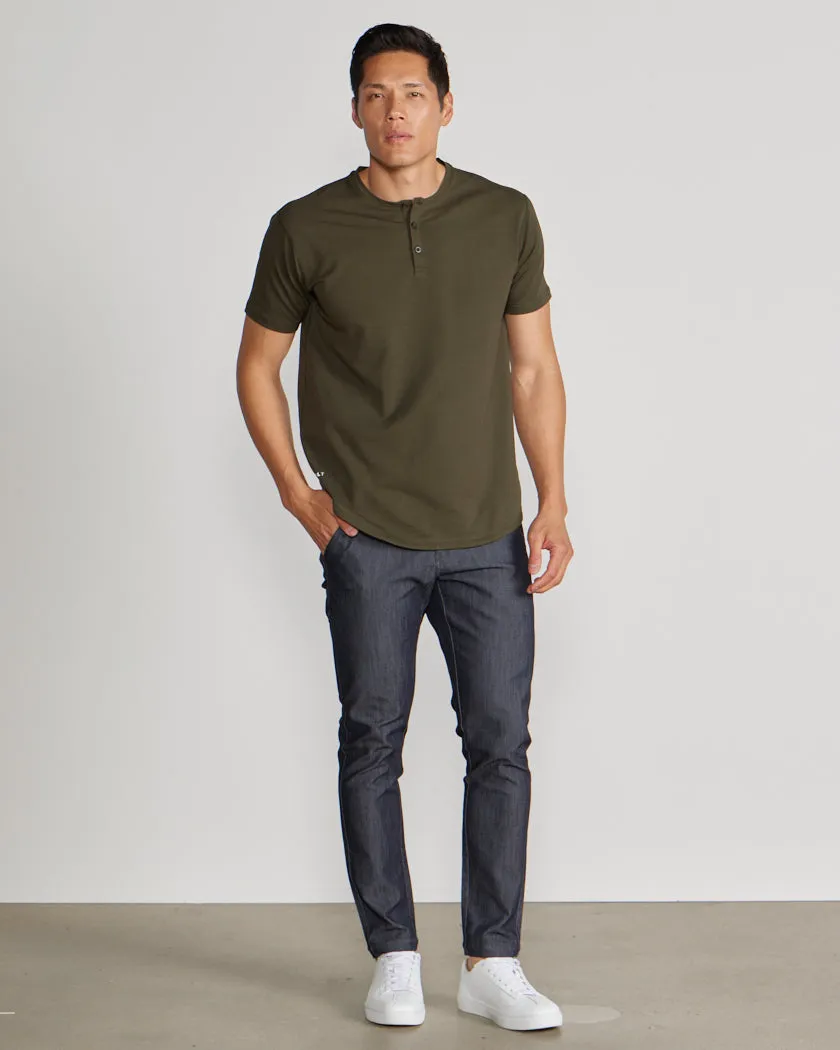 Henley Drop-Cut: LUX (Size S)