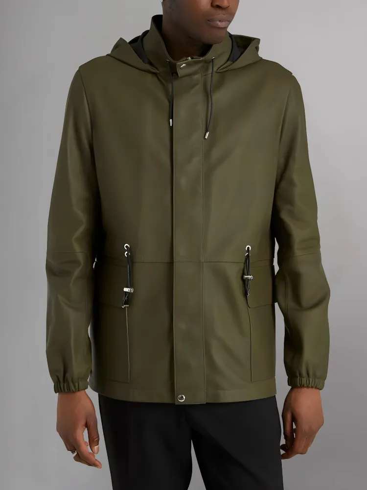 Hiking jacket in nappa