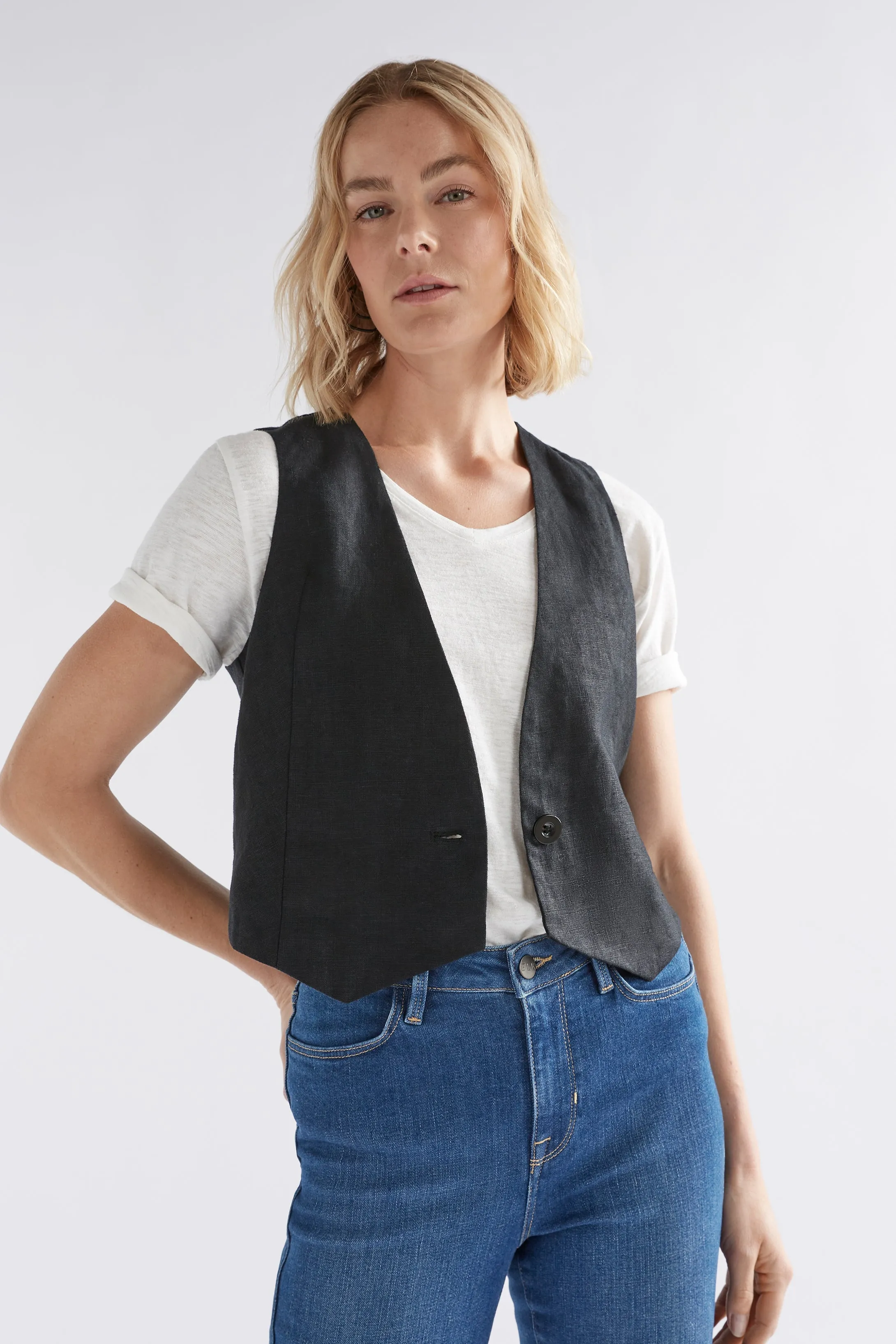 Ilona Linen Vest