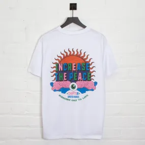 Increase The Peace Back Print - Tshirt - White