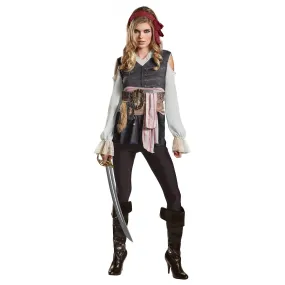 Jack Sparrow Female Costume Women's Pirates Of The Caribbean Outfit