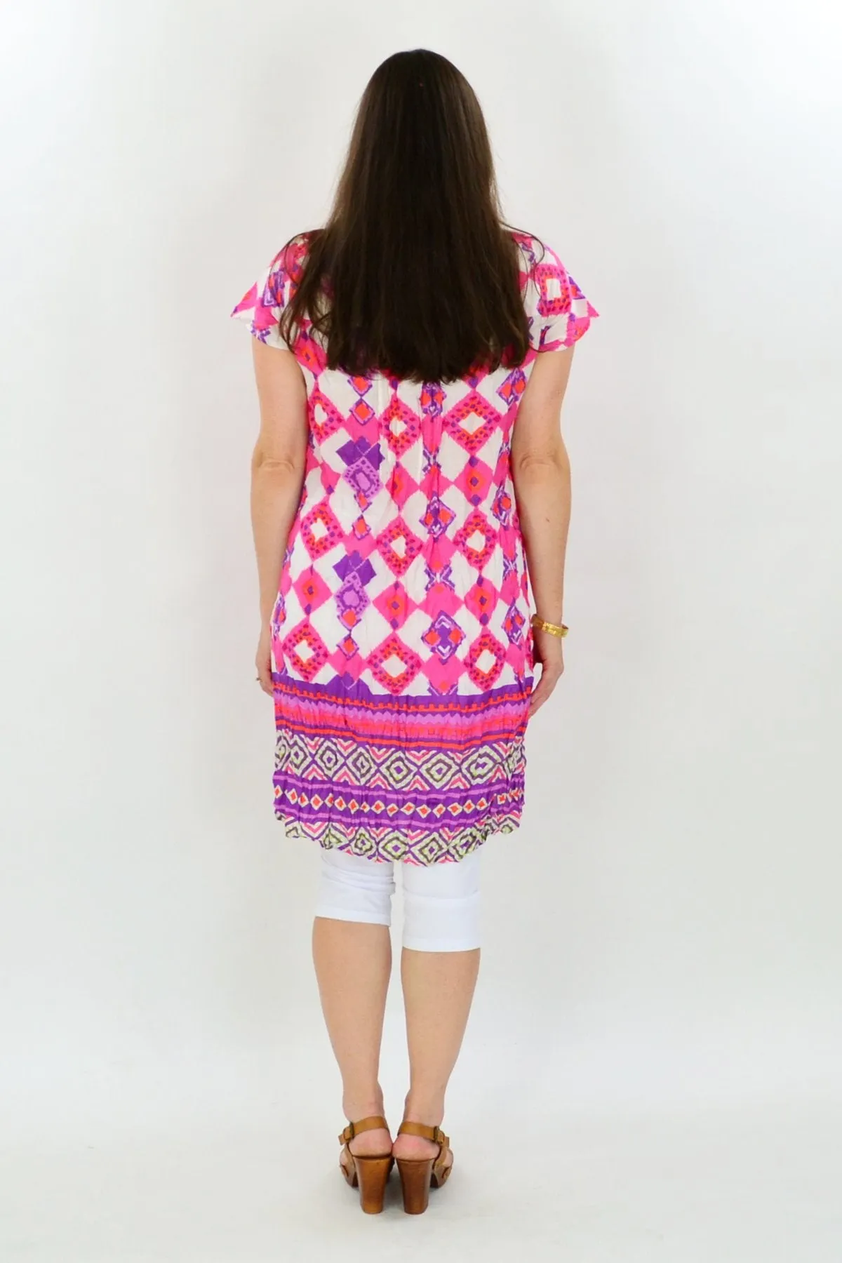 Jaipur Pink Pattern Tunic Dress