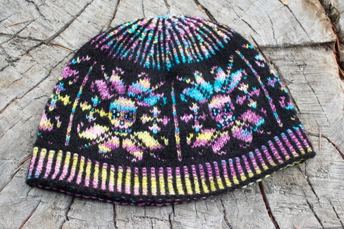 Jeanne's Beaded Skull Hat