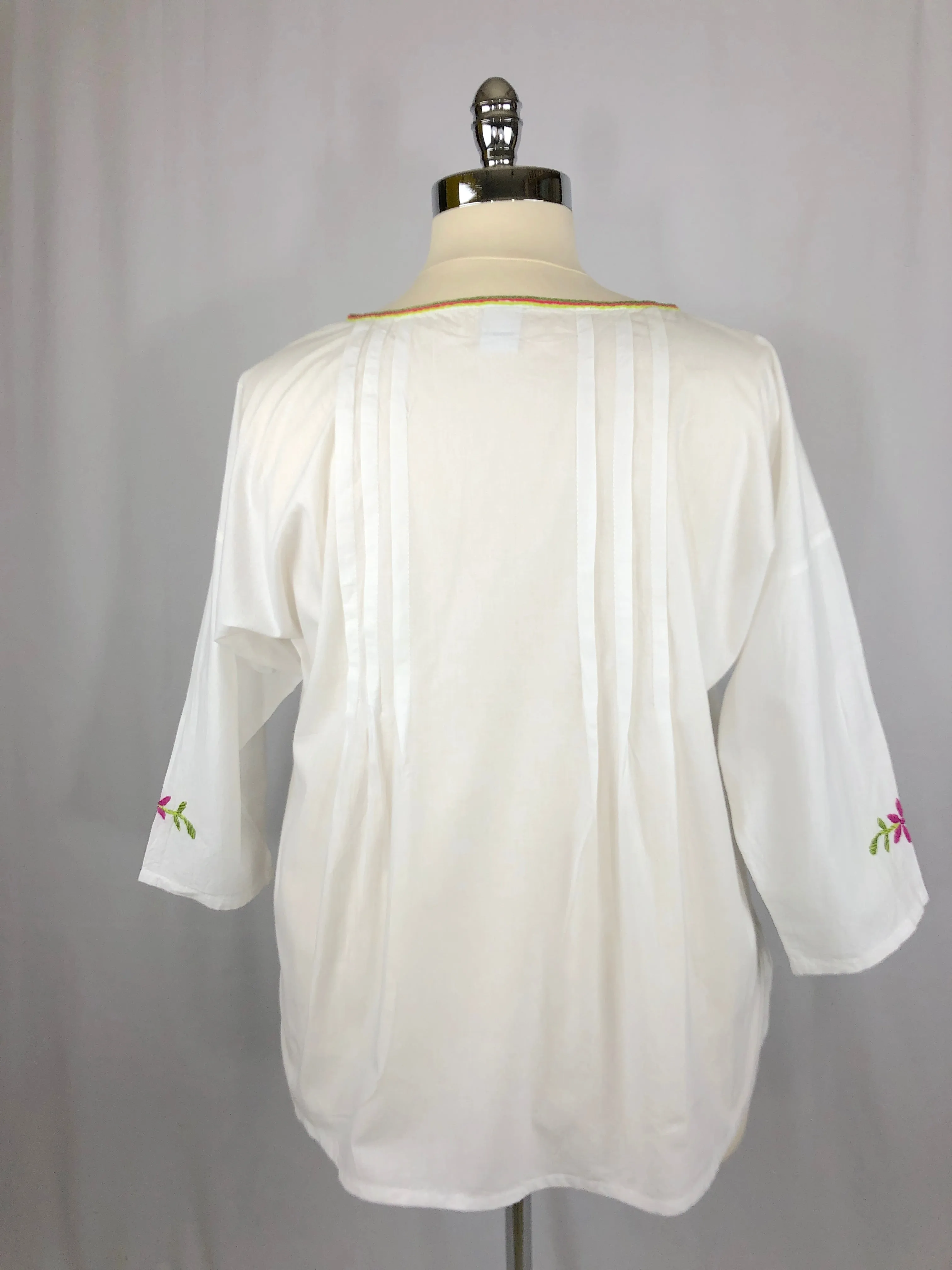 Karina Multicolor White Tunic