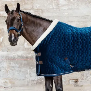 Kentucky Horsewear Velvet Show Rug - Navy