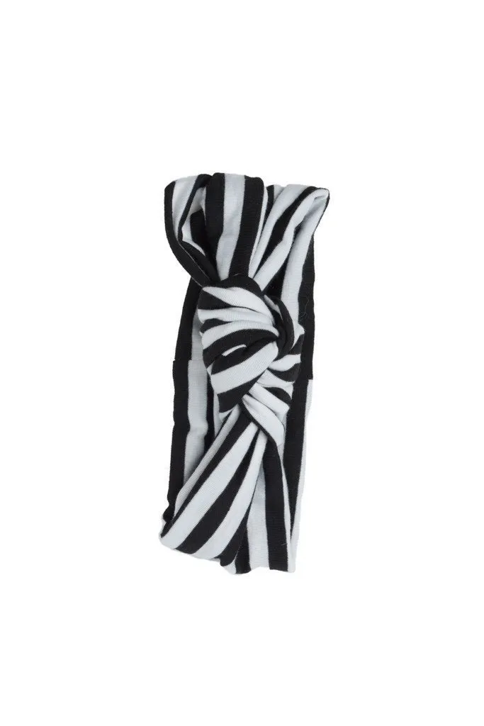 Knot Wrap - Black/White