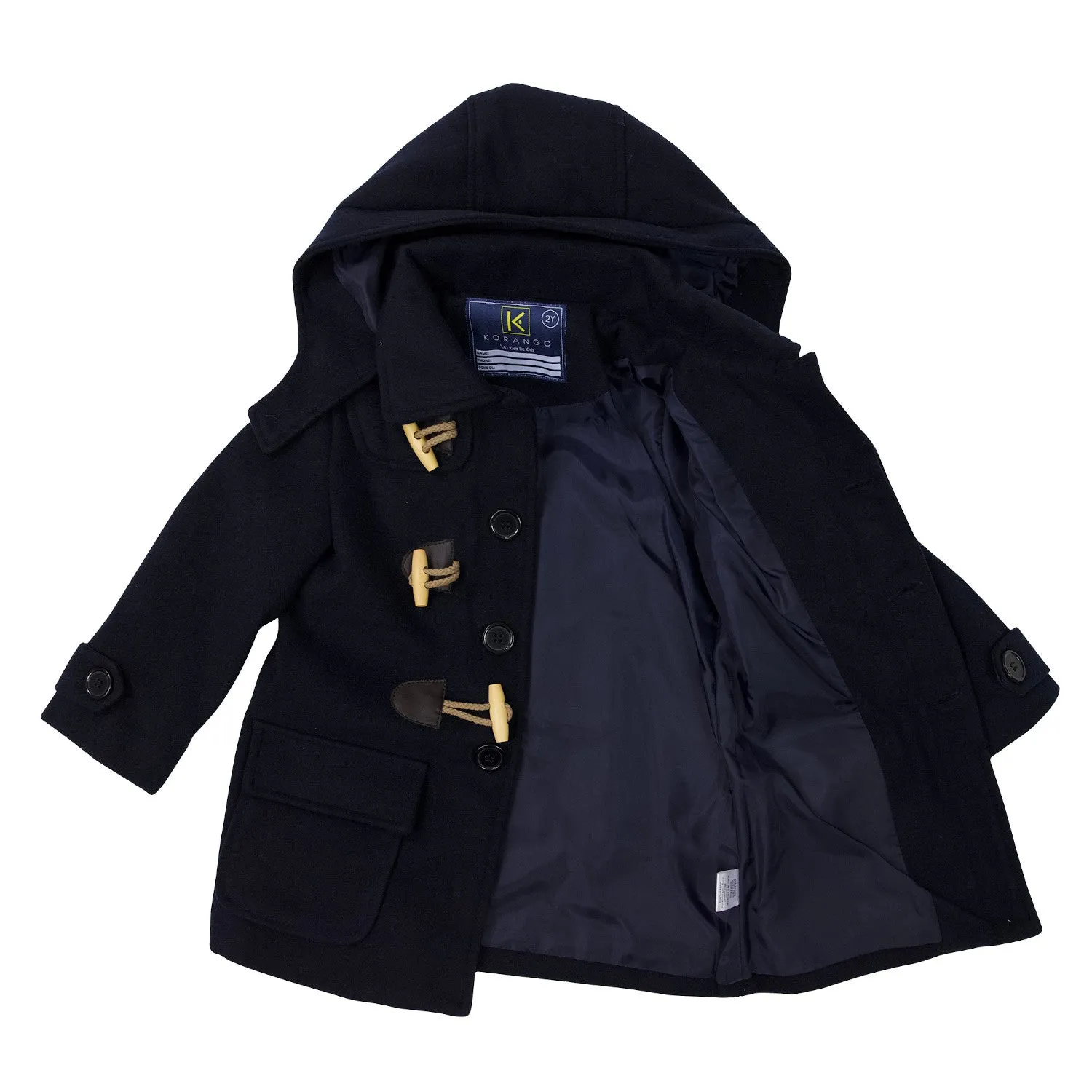 Korango Classic Overcoat Navy