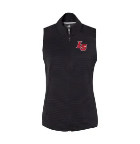 La Salle Football 2021 - Adidas - Women's Textured Full-Zip Vest (Black)