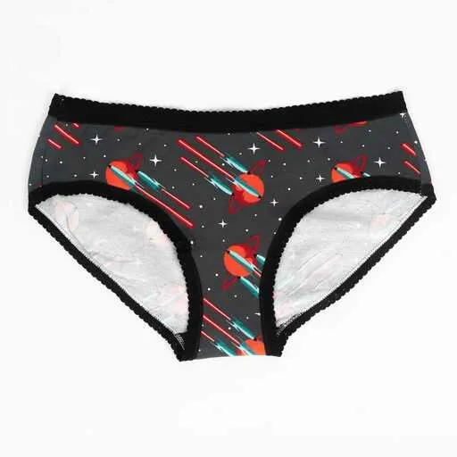 Launch from Earth Space Hipster Underwear