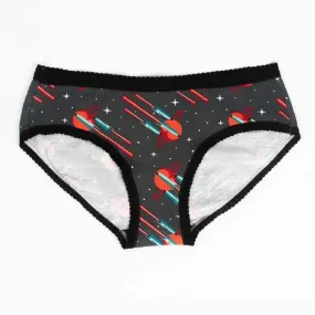 Launch from Earth Space Hipster Underwear