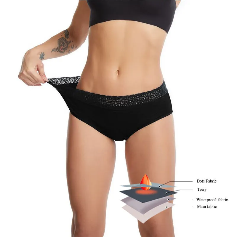 Leak-proof Large Size Four-layer Physiological Underwear