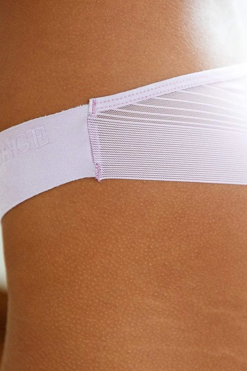 Lilac Seamless Mesh Cheeky Briefs