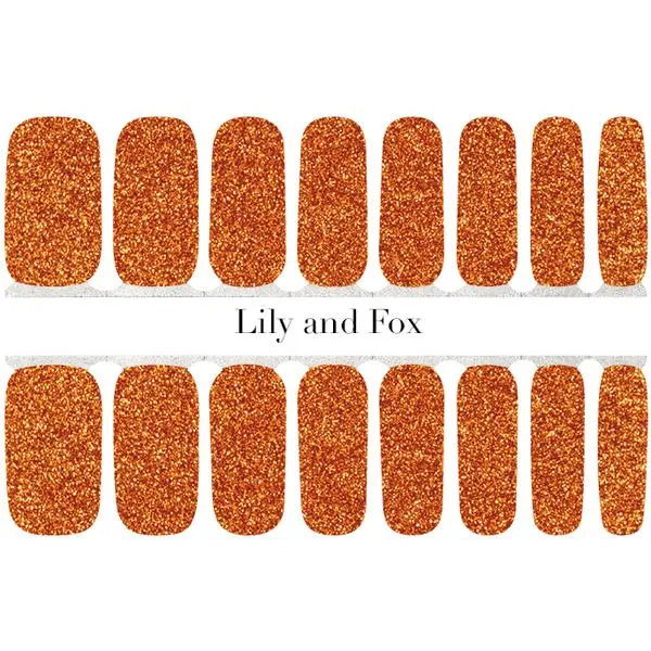 Lily and Fox - Nail Wrap - Burn, Baby Burn