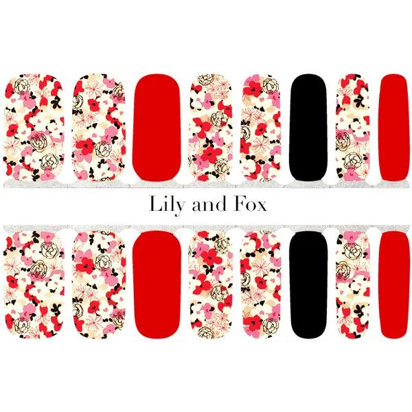 Lily and Fox - Nail Wrap - Darling Spring