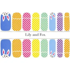 Lily And Fox - Nail Wrap - Funny Bunny