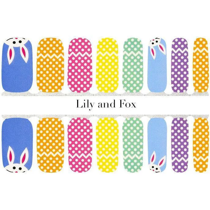 Lily And Fox - Nail Wrap - Funny Bunny