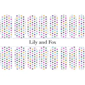 Lily And Fox - Nail Wrap - Polka Pop