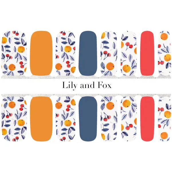 Lily And Fox - Nail Wrap - Squeeze The Day