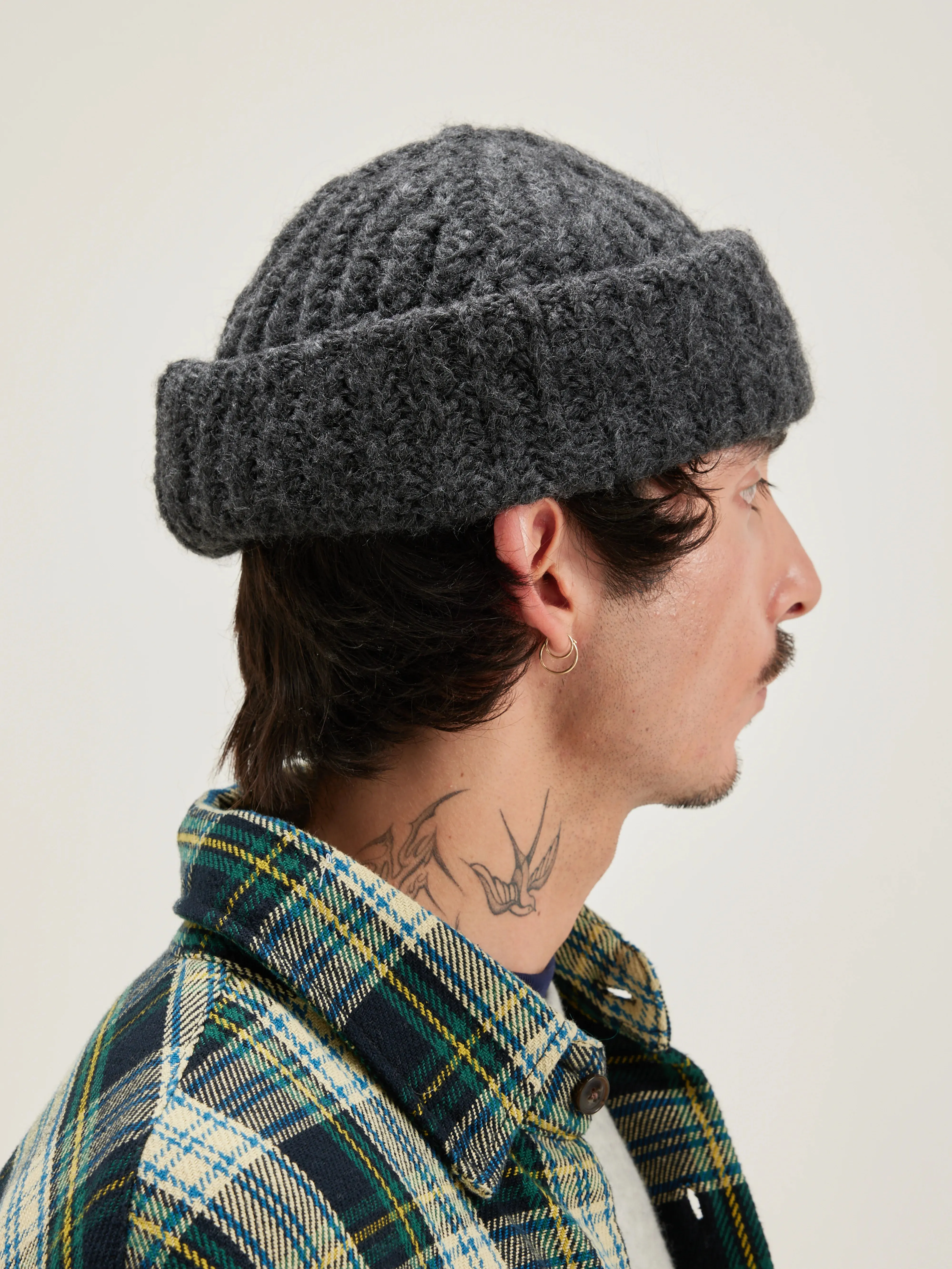 Liote knitted hat (242 / M / MID GREY)