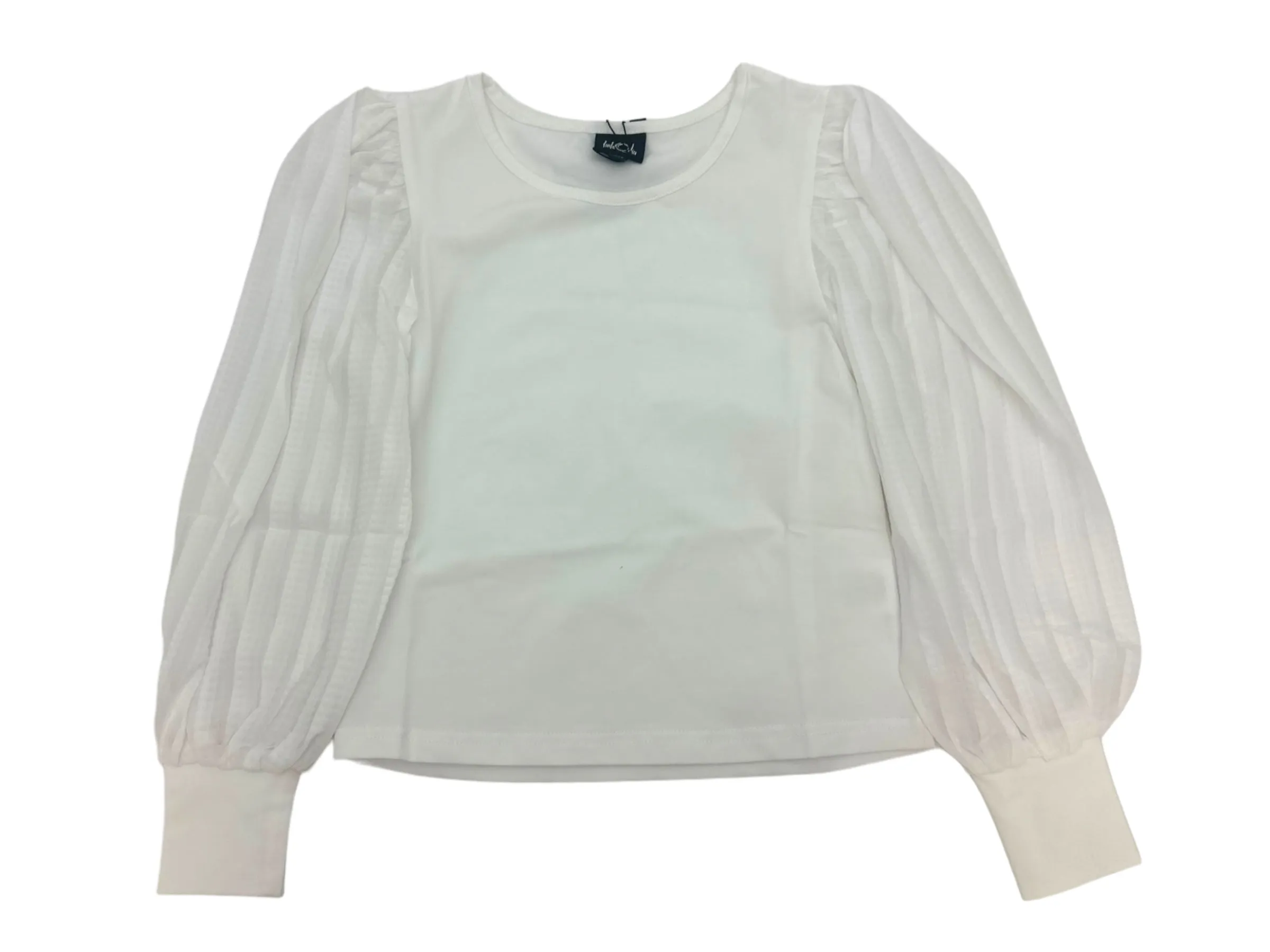 Little Olin AW Textured Sleeve Top 5109