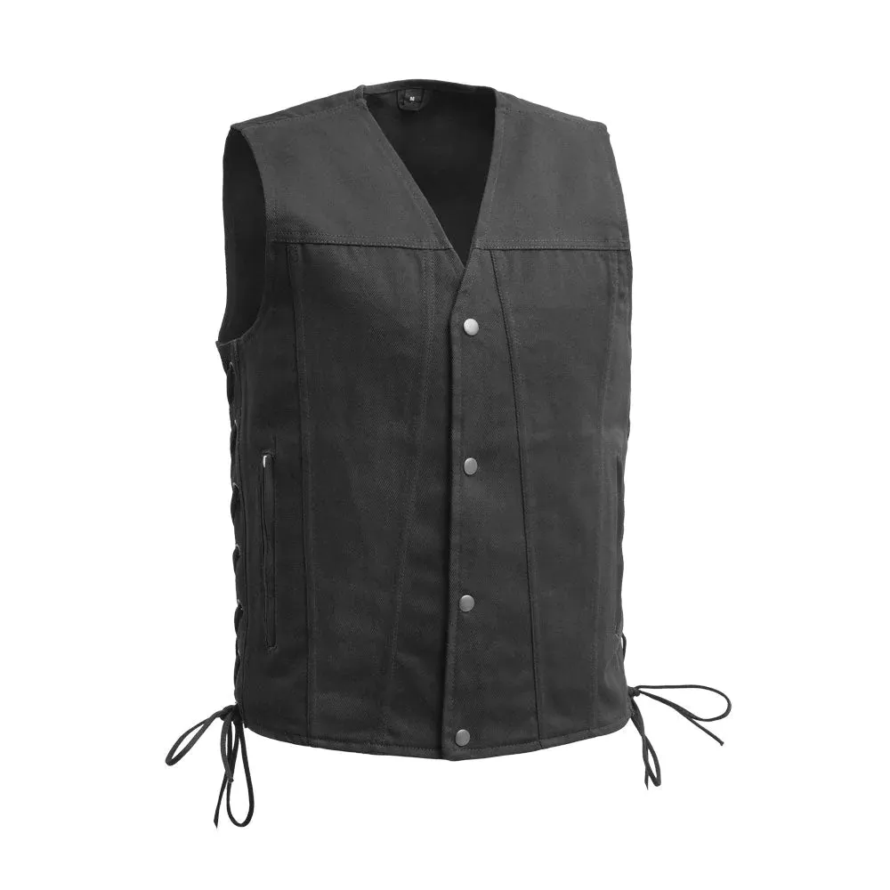 Lone Star Men's Motorcycle Twill Vest