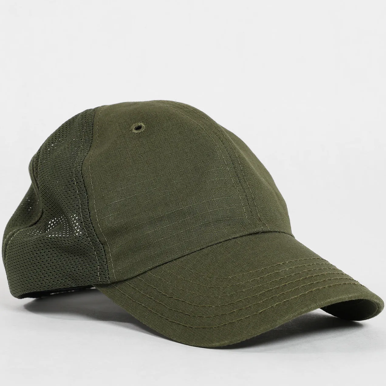 Made In USA Blank OD Green Mesh Back Range Hat