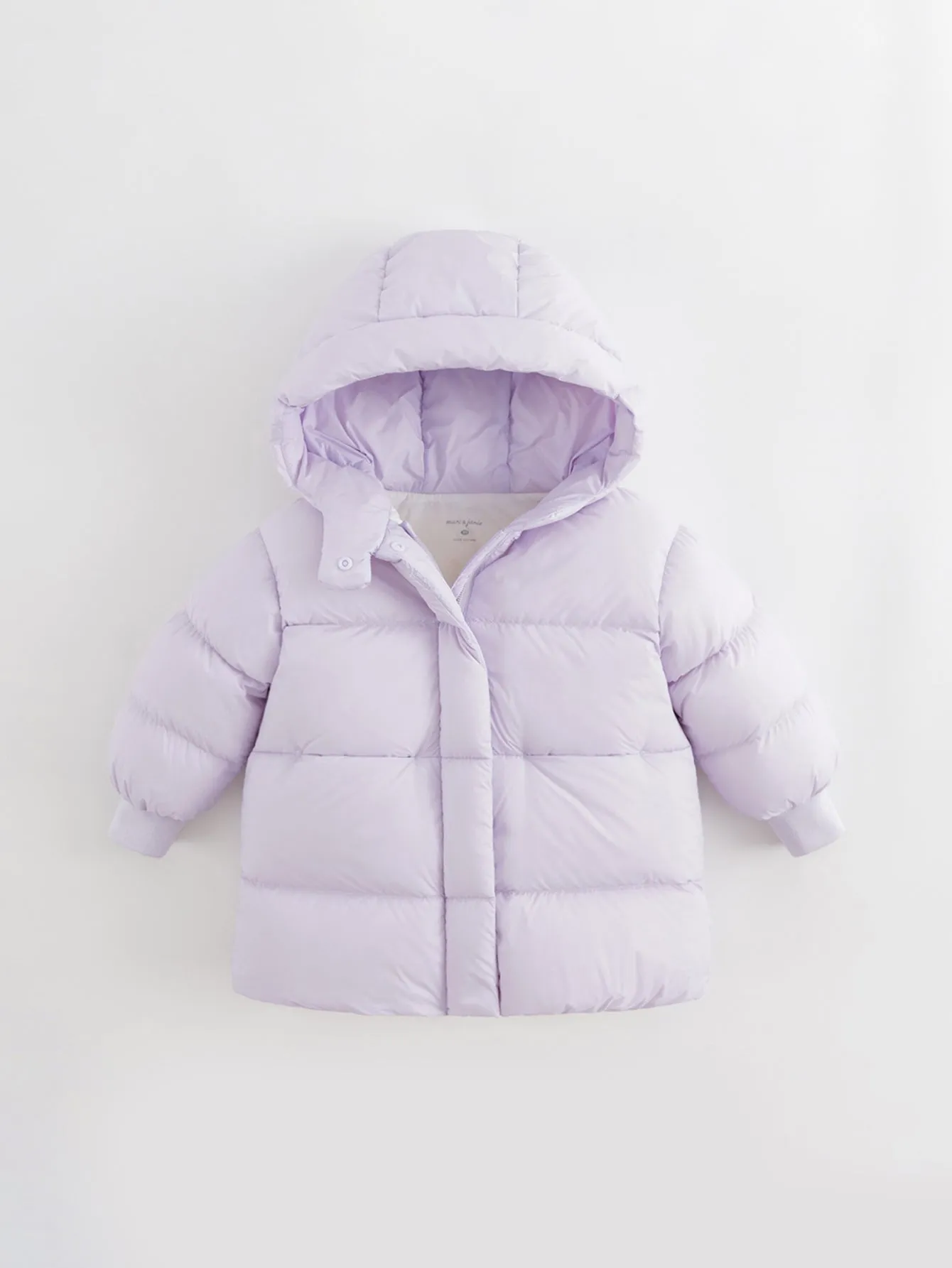 MARC & JANIE Girls Ultralight Hooded Down Mid-Length Coat 231186