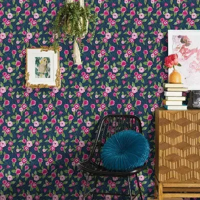 Marker Floral Coordinate Peel & Stick Wallpaper - Opalhouse