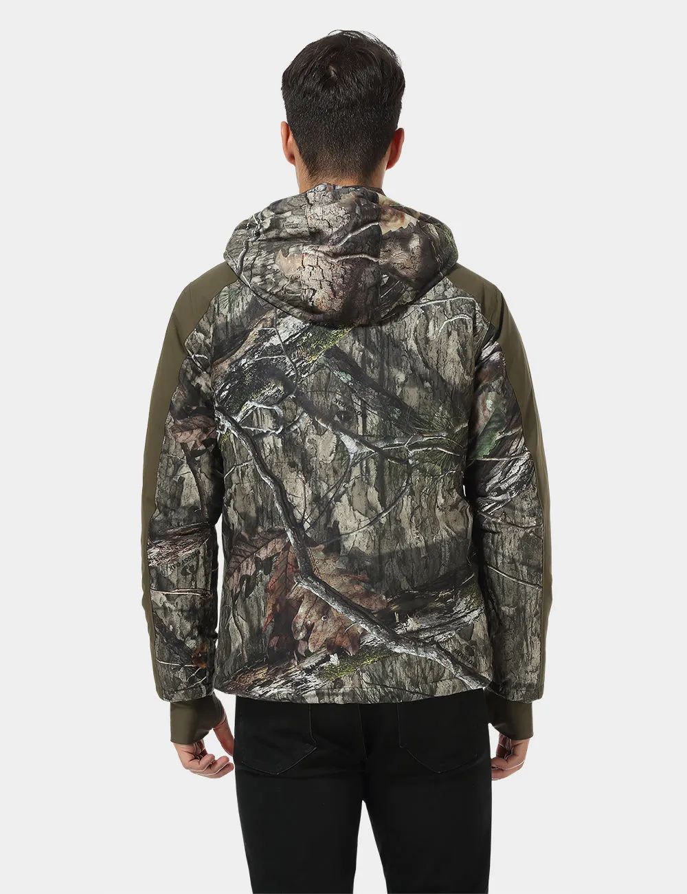 Men's Heated Hunting Jacket - Camouflage, Mossy Oak Country DNA